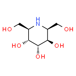 ChemSpider 2D Image | b-4,5-Di-epi-homonojirimycin | C7H15NO5