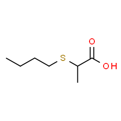 ChemSpider 2D Image | 2-(Butylsulfanyl)propanoic acid | C7H14O2S