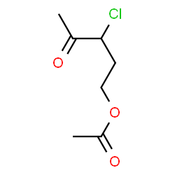 ChemSpider 2D Image | 3-Chloro-4-oxopentyl acetate | C7H11ClO3