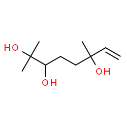 ChemSpider 2D Image | 2,6-Dimethyl-7-octene-2,3,6-triol | C10H20O3