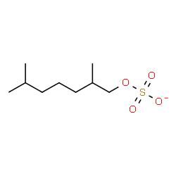 ChemSpider 2D Image | 2,6-dimethylheptyl sulfate | C9H19O4S