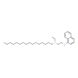 ChemSpider 2D Image | N-Ethyl-N-hexadecyl-N'-(1-naphthyl)-1,2-ethanediamine | C30H50N2