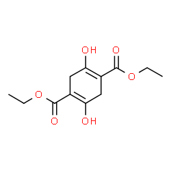 ChemSpider 2D Image | 1,4-Bis(ethoxycarbonyl)-2,5-dihydroxy-1,4-cyclohexadiene | C12H16O6