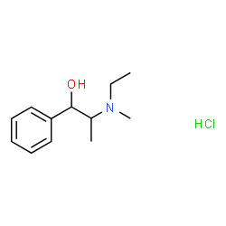 ChemSpider 2D Image | etafedrine hydrochloride | C12H20ClNO