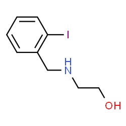 ChemSpider 2D Image | 2-[(2-Iodobenzyl)amino]ethanol | C9H12INO