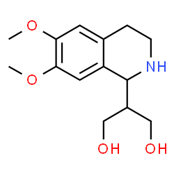 ChemSpider 2D Image | 2-(6,7-Dimethoxy-1,2,3,4-tetrahydro-1-isoquinolinyl)-1,3-propanediol | C14H21NO4