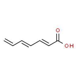 ChemSpider 2D Image | hepta-2,4,6-trienoic acid | C7H8O2
