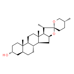 ChemSpider 2D Image | (3alpha,5alpha,25R)-Spirostan-3-ol | C27H44O3