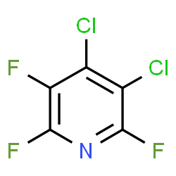 ChemSpider 2D Image | 3,4-Dichloro-2,5,6-trifluoropyridine | C5Cl2F3N