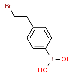 ChemSpider 2D Image | (4-(2-Bromoethyl)phenyl)boronic acid | C8H10BBrO2