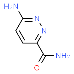 ChemSpider 2D Image | 6-Amino-3-pyridazinecarboxamide | C5H6N4O