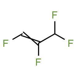 ChemSpider 2D Image | 1,2,3,3-Tetrafluoro-1-propene | C3H2F4