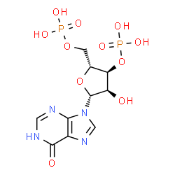 ChemSpider 2D Image | Inosine 3',5'-bis(dihydrogen phosphate) | C10H14N4O11P2
