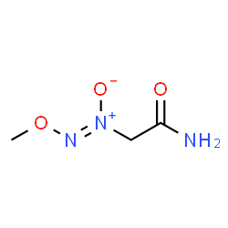 ChemSpider 2D Image | 2-[(Z)-Methoxy-NNO-azoxy]acetamide | C3H7N3O3