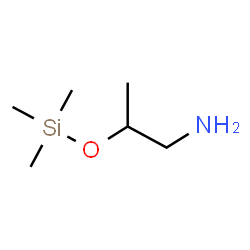 ChemSpider 2D Image | 2-[(Trimethylsilyl)oxy]-1-propanamine | C6H17NOSi