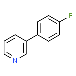ChemSpider 2D Image | 3-(4-Fluorophenyl)pyridine | C11H8FN