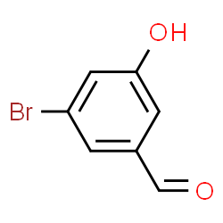 ChemSpider 2D Image | 3-Bromo-5-hydroxybenzaldehyde | C7H5BrO2