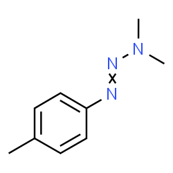 ChemSpider 2D Image | 3,3-Dimethyl-1-(4-methylphenyl)-1-triazene | C9H13N3
