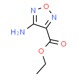 ChemSpider 2D Image | Ethyl 4-amino-1,2,5-oxadiazole-3-carboxylate | C5H7N3O3