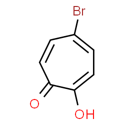 ChemSpider 2D Image | 5-Bromo-2-hydroxy-2,4,6-cycloheptatrien-1-one | C7H5BrO2