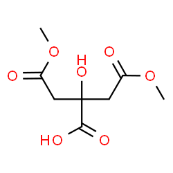 ChemSpider 2D Image | 2-Hydroxy-4-methoxy-2-(2-methoxy-2-oxoethyl)-4-oxobutanoic acid | C8H12O7