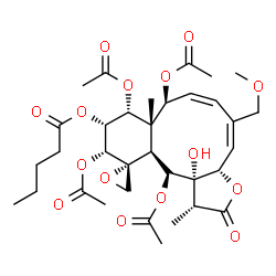 ChemSpider 2D Image | juncin U | C34H46O15