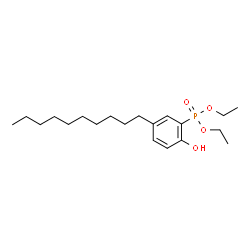 ChemSpider 2D Image | Diethyl (5-decyl-2-hydroxyphenyl)phosphonate | C20H35O4P