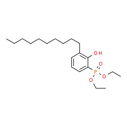 ChemSpider 2D Image | Diethyl (3-decyl-2-hydroxyphenyl)phosphonate | C20H35O4P