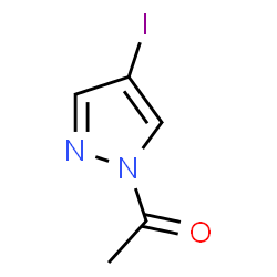 ChemSpider 2D Image | 1-acetyl-4-iodo-1H-pyrazole | C5H5IN2O