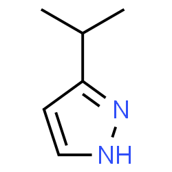 ChemSpider 2D Image | 3-Isopropyl-1H-pyrazole | C6H10N2