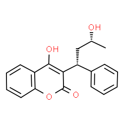 ChemSpider 2D Image | 4-Hydroxy-3-[(1R,3R)-3-hydroxy-1-phenylbutyl]-2H-chromen-2-one | C19H18O4