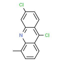ChemSpider 2D Image | 3,9-Dichloro-5-methylacridine | C14H9Cl2N