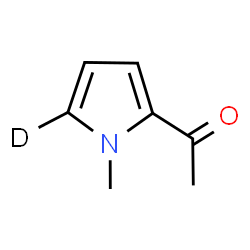ChemSpider 2D Image | 1-[1-Methyl(5-~2~H)-1H-pyrrol-2-yl]ethanone | C7H8DNO