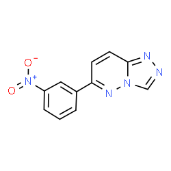 ChemSpider 2D Image | 6-(3-Nitrophenyl)[1,2,4]triazolo[4,3-b]pyridazine | C11H7N5O2