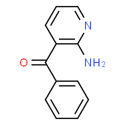 ChemSpider 2D Image | 2-Amino-3-benzoylpyridine | C12H10N2O