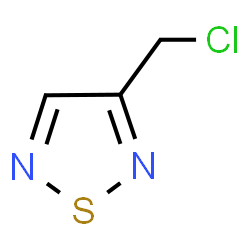 ChemSpider 2D Image | 3-(Chloromethyl)-1,2,5-thiadiazole | C3H3ClN2S
