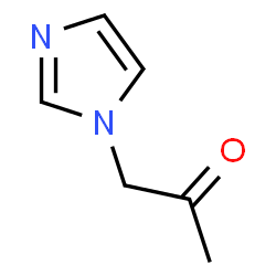 ChemSpider 2D Image | 1-(1H-Imidazol-1-yl)acetone | C6H8N2O