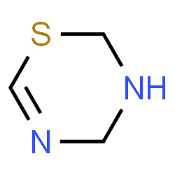 ChemSpider 2D Image | 3,4-Dihydro-2H-1,3,5-thiadiazine | C3H6N2S