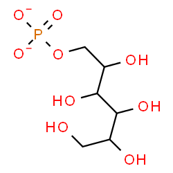 ChemSpider 2D Image | 1-O-Phosphonatohexitol | C6H13O9P