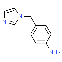 ChemSpider 2D Image | 4-(imidazol-1-ylmethyl)aniline | C10H11N3