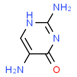 ChemSpider 2D Image | 2,5-Diamino-4(1H)-pyrimidinone | C4H6N4O