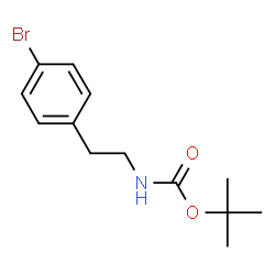 ChemSpider 2D Image | tert-Butyl [2-(4-bromophenyl)ethyl]carbamate | C13H18BrNO2