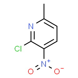 ChemSpider 2D Image | 6-Chloro-5-nitro-2-picoline | C6H5ClN2O2