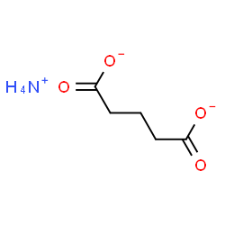 ChemSpider 2D Image | Pentanedioate, ammonium salt (1:1) | C5H10NO4