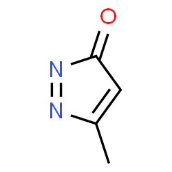 ChemSpider 2D Image | 5-Methyl-3H-pyrazol-3-one | C4H4N2O