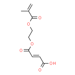 ChemSpider 2D Image | 4-(2-(Methacryloyloxy)ethoxy)-4-oxobut-2-enoic acid | C10H12O6