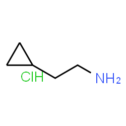 ChemSpider 2D Image | 2-cyclopropylethanamine hydrochloride | C5H12ClN