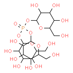 ChemSpider 2D Image | Tris[3,4,5-trihydroxy-6-(hydroxymethyl)tetrahydro-2H-pyran-2-yl] phosphate | C18H33O19P