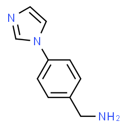 ChemSpider 2D Image | 4-(Imidazol-1-yl)benzylamine | C10H11N3