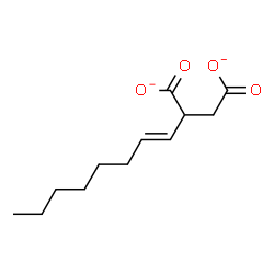 ChemSpider 2D Image | 2-[(1E)-1-Octen-1-yl]succinate | C12H18O4